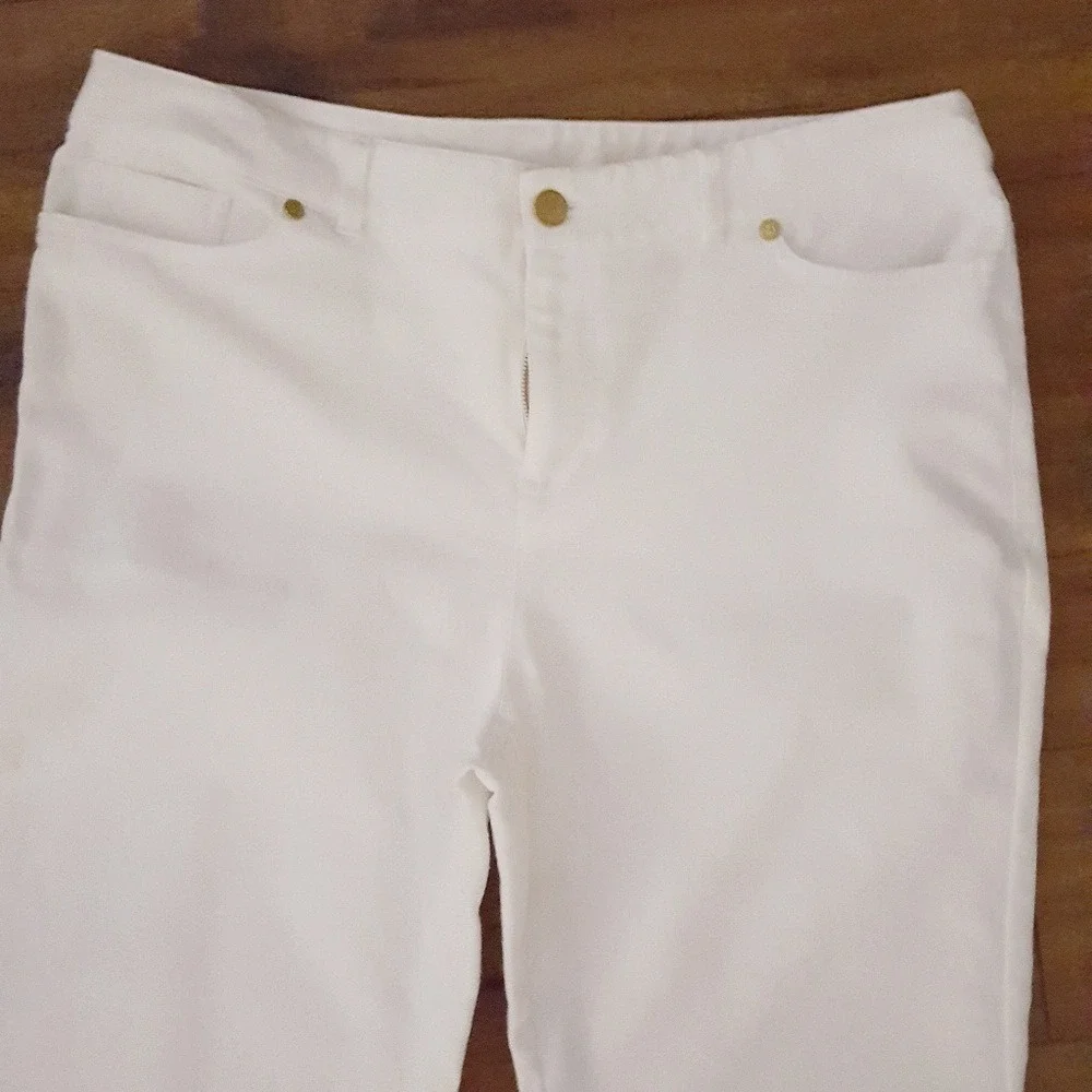 Vintage‎ Anne Klein White High Waist Jeans - Picture 4 of 7